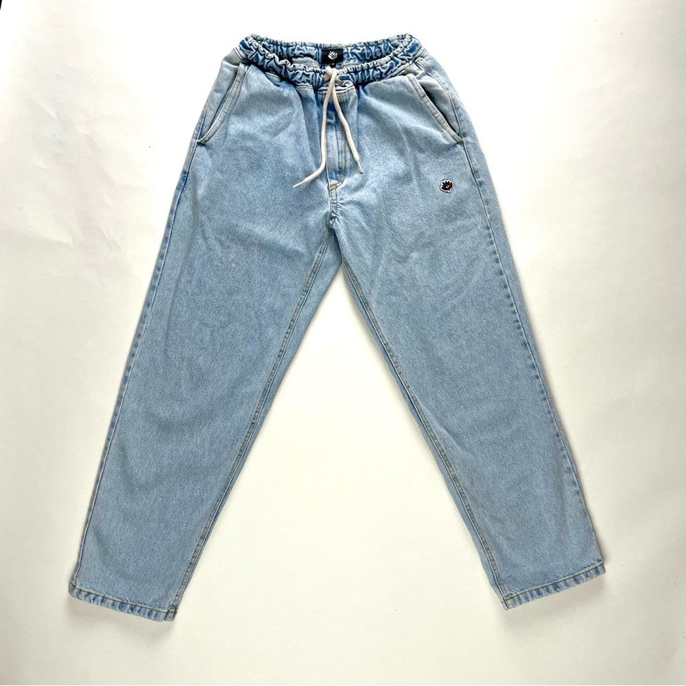 Light Blue Men's Jeans magenta skateboards